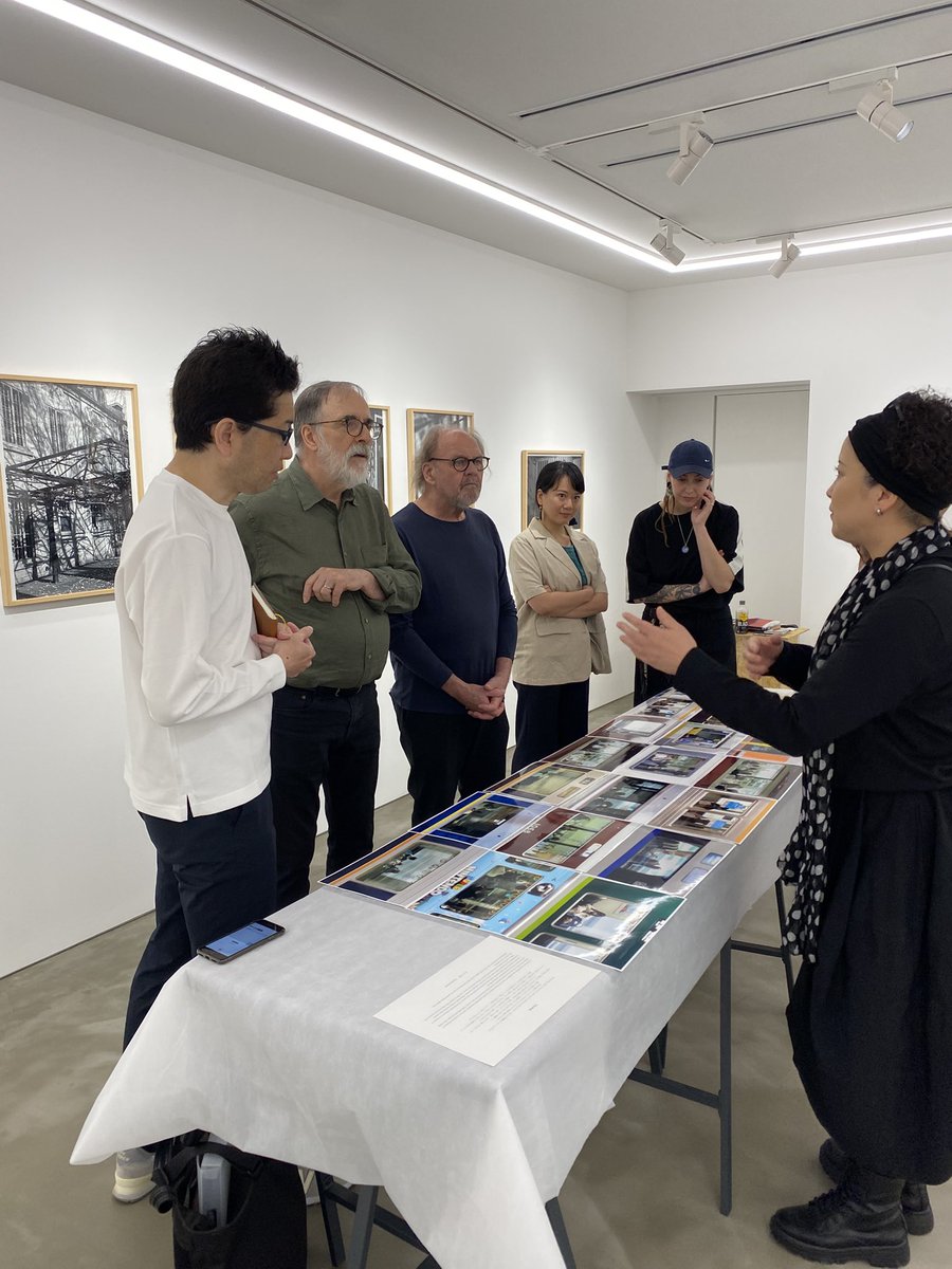 QuebecJapon's tweet photo. 京都の写真フェス、#Fotozofio と #ガスペジー国際写真祭 が提携している一環で、Serge Clement さんの個展、 ´Post Huis Clos’が開催されています。アーティストトークではセルジュさんの写真家としての様々な挑戦をお話しいただきました。奈良駅から徒歩4分の素敵なアートセンターです。7月まで。 https://t.co/9MBYBUkLoY
