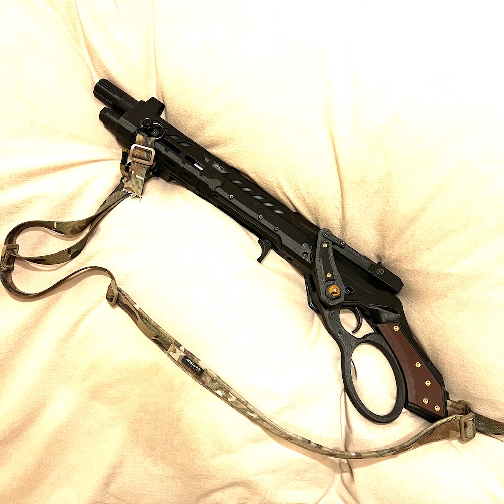 ATRDEVELOPMENT1's tweet photo. レバーアクションキット V-Chesterシリーズに
VSR-ONE専用 『Hunter Shorty』をラインナップ追加しました✨

https://t.co/41ZkTEVCAz

・携行性重視のストックレス仕様
・様々な体勢からコッキングできるようにレバーを大型化

お楽しみください😎

#VChester
#VSR
#ATRD https://t.co/9E6RgIDH5l