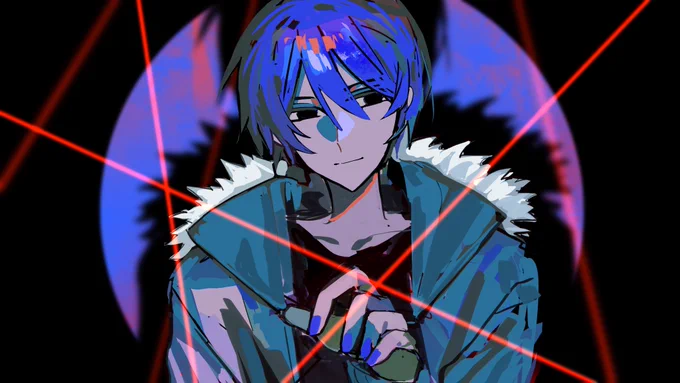 ボカタッグ2025『レプリカント/KAITO』 イラストで参加させていただきました