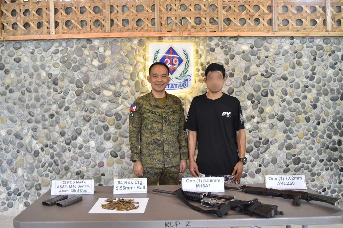 MatatagTwenty9's tweet photo. Communist NPA Terrorist (CNT) Surrender in Agusan del Norte.

LINK HERE: https://t.co/7gLvbVq7gO https://t.co/WBtRwLJwep
