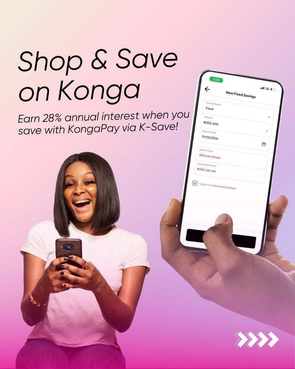 ShopKonga's tweet photo. Shop stress-free on Konga this Easter weekend and complete your transactions easily using KongaPay! 🛍️💳

Wishing you a wonderful and relaxing weekend.

👉 #Konga #EasterWeekend #KongaPay #EasyShopping https://t.co/7MD2zZyKQV
