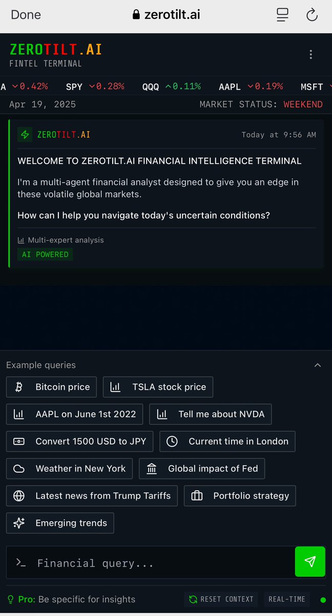 Meet ZeroTilt: The AI Financial Agent Built with Jump DeFi’s Agent Stack
 <a href="/JumpDeFi/">Jump DeFi</a>  to raise the bar for innovation in decentralized finance, and the launch of ZeroTilt is another powerful testament to that. Designed to support traders with AI-driven financial strategies,