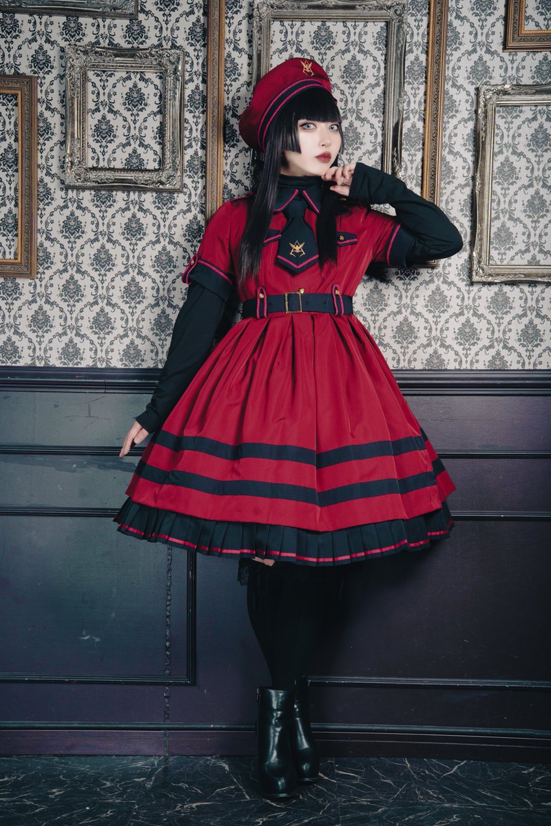 レア品 シャア エンブレムワンピース ガンダムAngelic Pretty 🌟シャアエンブレムワンピースSet🌟 現在名古屋店ではPARCO×GUNDAM