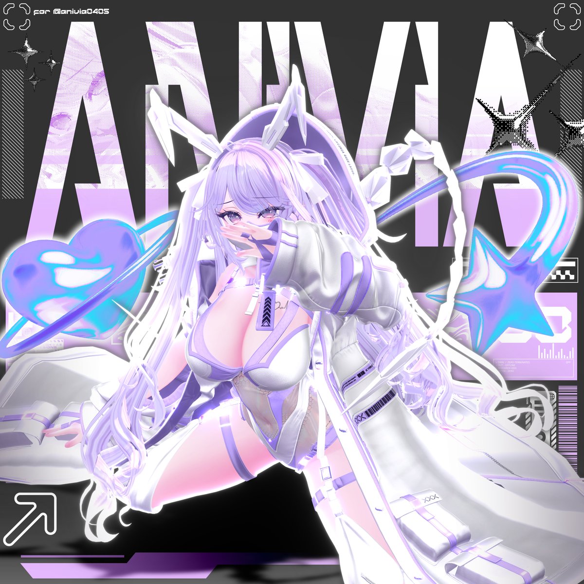 🌙💘 Cyber Neon Cage 💘🌙
踊るたびに、壊れていく。
ネオンの檻の中、
“私”というバグが、今夜も光を放つ。

💬 正しさより、狂おしいほどの美しさを。

🖤 BOOTHで、待ってる。
→ velvetsky.booth.pm

Compatible Avatars:
Milltina / Shinano / Airi / Moe / Manuka / Selestia / Shinra /