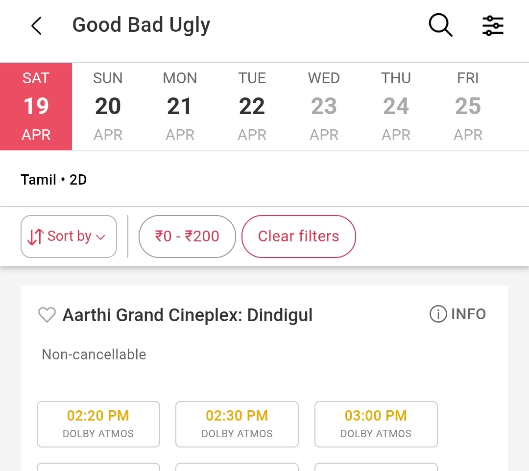 AFC__Dindigul's tweet photo. Day 10 Dindigul city GBU afternoon shows๐ฅโ
#Ajithkumar #GoodBadUgly #GbUblockbuster #GbuAtrajendra @umaarajendra #Aarthitheatre https://t.co/opMg4oqT5S