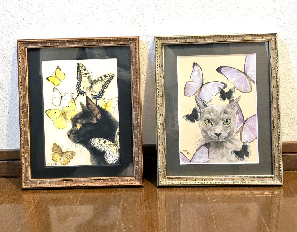おちょぴさんの絵画です（ポチくん）