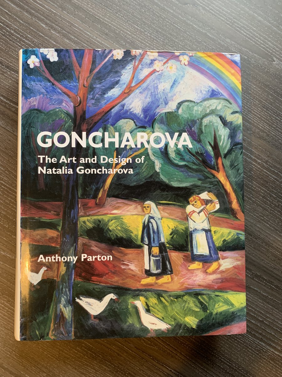 The Art and Design of Natalia Goncharova. We love the work of Goncharova so this wonderful book will keep me good over the Easter weekend. What art books will you be reading this weekend?