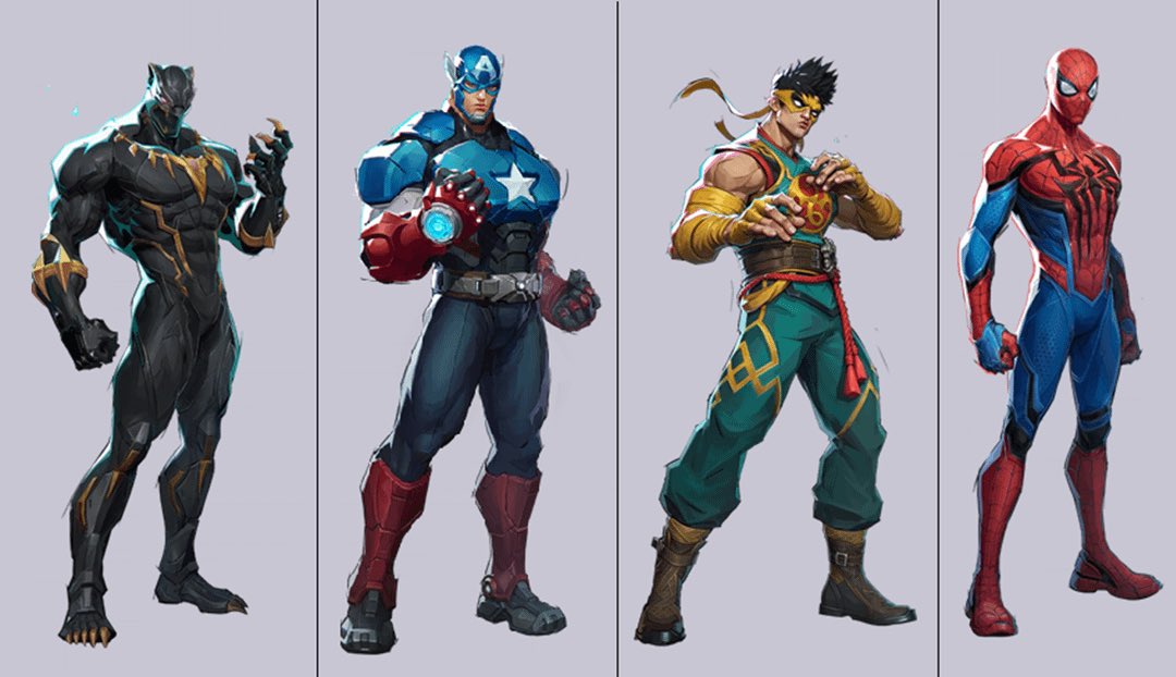 MRivalsMedia's tweet photo. The four horsemen of making your life miserable for the next ten minutes.

📸: u/bclock88

#MarvelRivals https://t.co/WvS7LinPIO