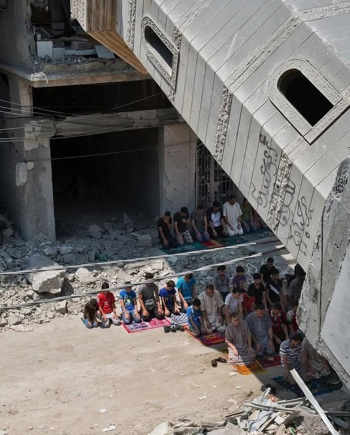 They can destroy our Mosques,but never our Faith.❤️‍🩹