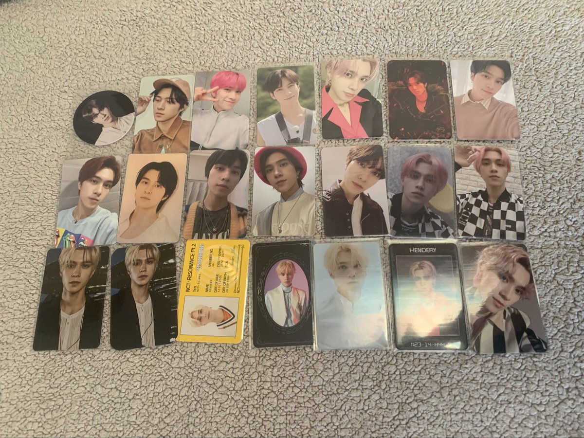 SijeuniMall's tweet photo. WTS/LFB/ONHAND/READY TO SHIP
HENDERY WAYV NCT PHOTOCARD
Price Range - 50php to 200 php

- Will give freebies and discount if getting 3 or more 

Dm if interested https://t.co/oXdCadmQkq
