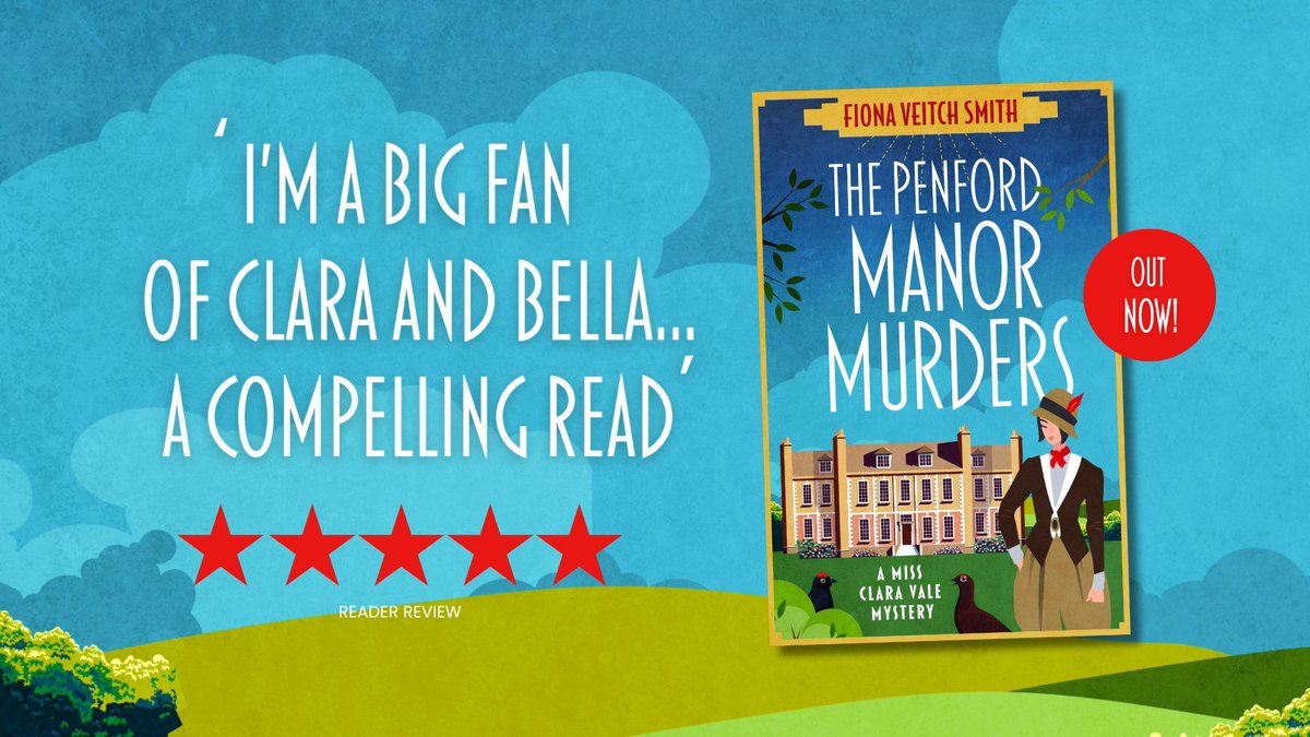 It's open season at Penford Manor and Miss Clara Vale is on the hunt for a killer 🔎

'The Penford Manor Murders' by @fionaveitchsmit is out now!

➡️ loom.ly/UxHunoo