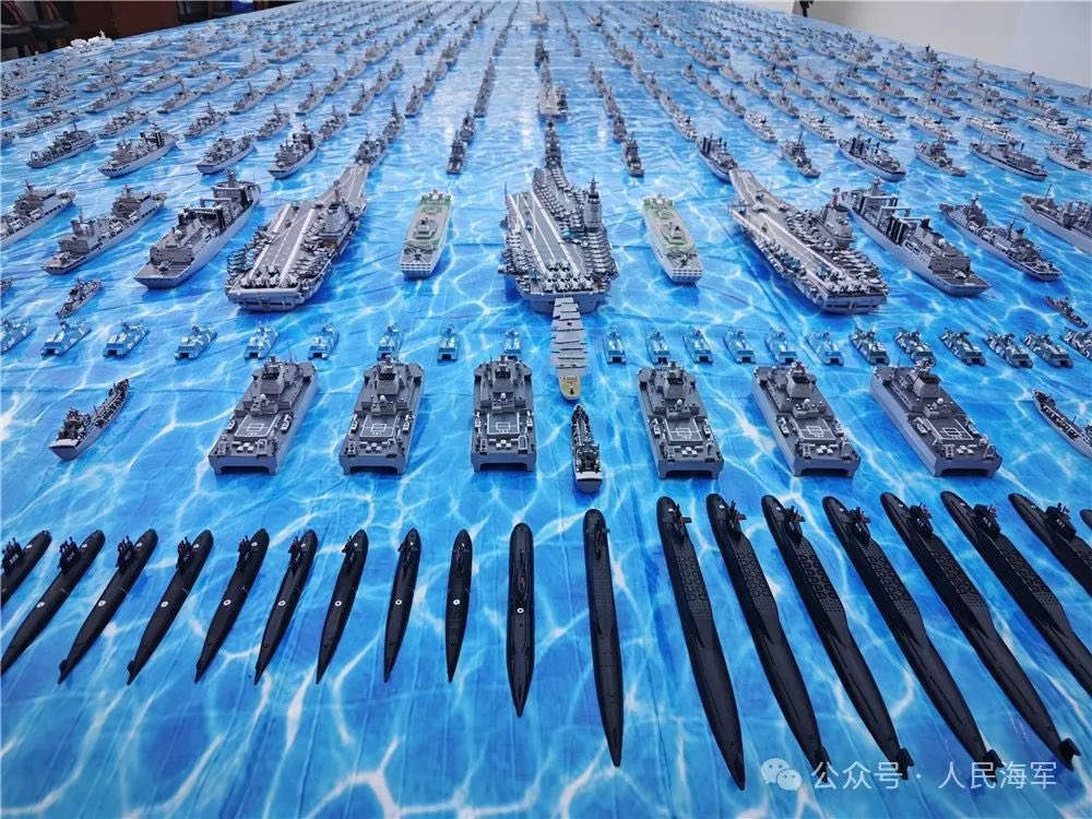 A guy in China made a model of every ship in the Chinese navy.