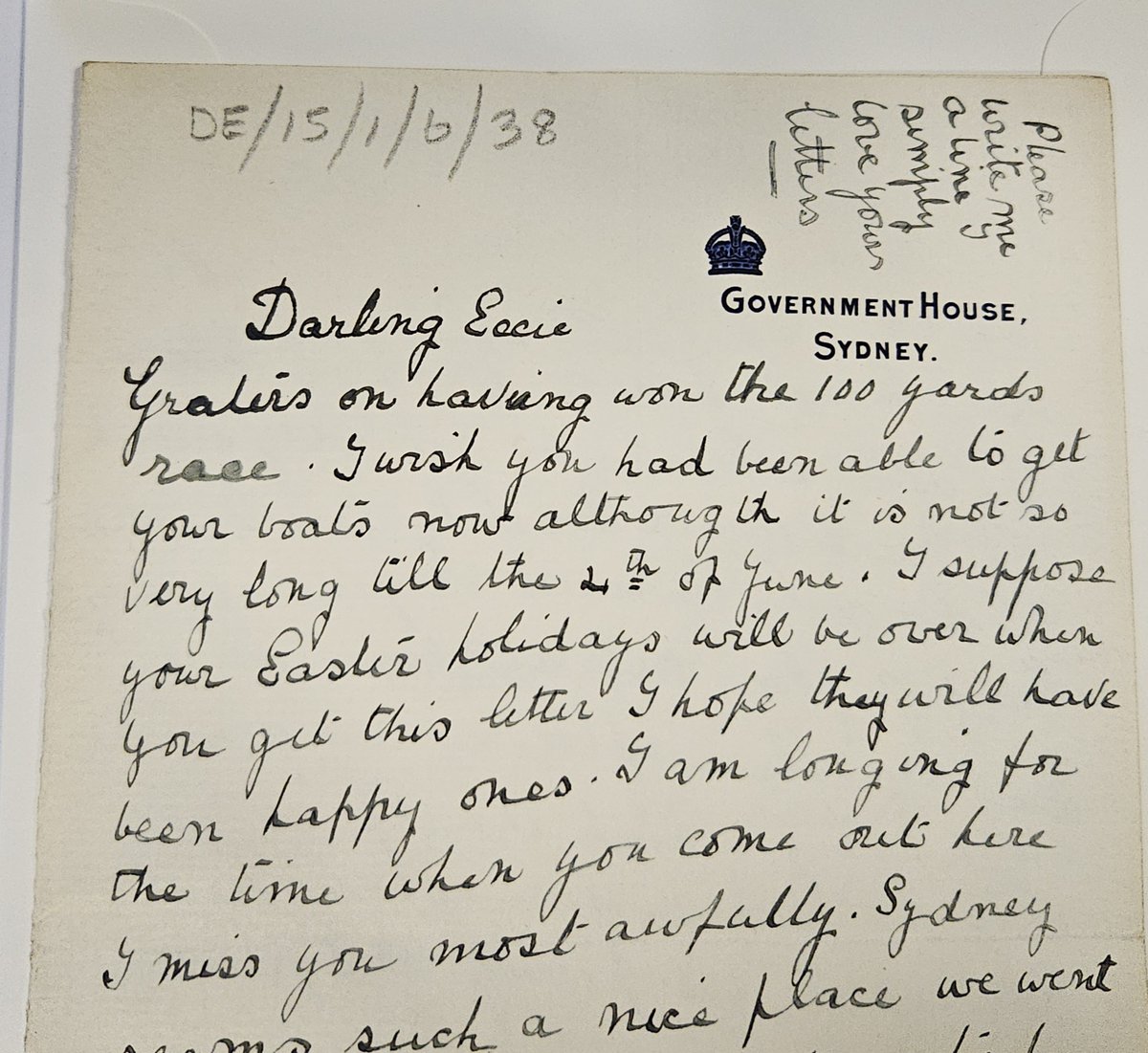 Dudley Archives (@dudleyarchives) on Twitter photo This is a letter from our Earl of Dudley Collection, c. 1910, discussing the Easter holidays and describing boat trips on the Government steam boat, the hot weather and the grammar school they attend in Sydney, Australia.             Ref no: DE/15/1/6/38  #easterholidays This is a letter from our Earl of Dudley Collection, c. 1910, discussing the Easter holidays and describing boat trips on the Government steam boat, the hot weather and the grammar school they attend in Sydney, Australia.             Ref no: DE/15/1/6/38  #easterholidays