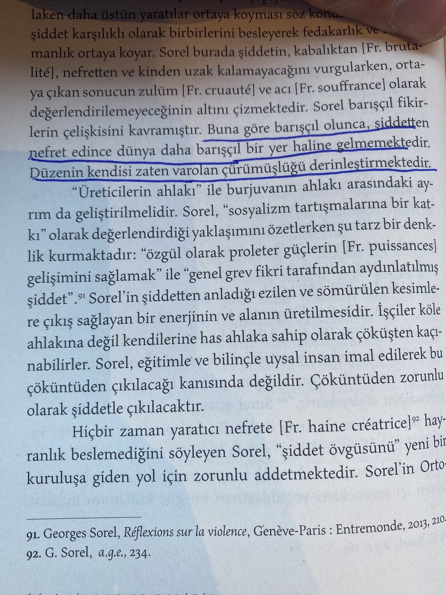 Barışçıl eylem talebi, düzenin çürümüşlüğünü derinleştirir.