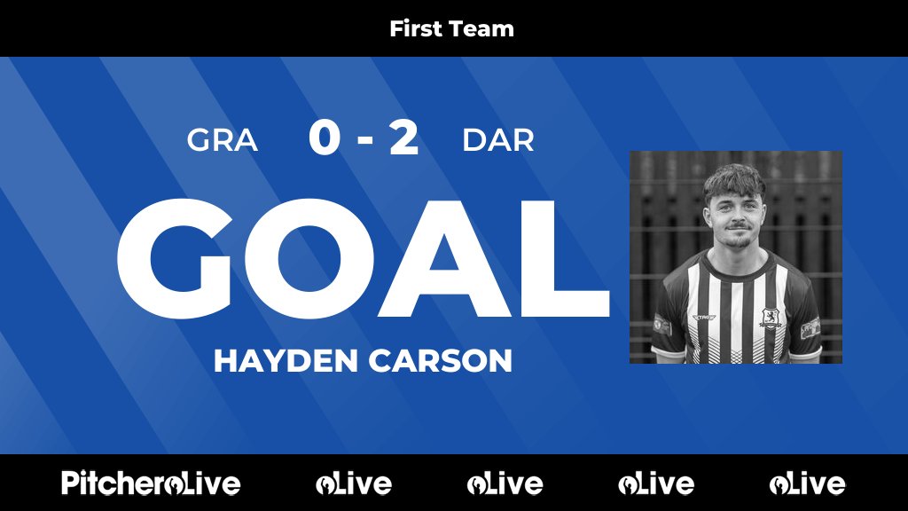 DarloTown1874FC's tweet photo. 44': Hayden Carson scores for Darlaston Town 🙌
#GRADAR #Pitchero
https://t.co/Tnb2BAPRNH https://t.co/BNYKpIllJV