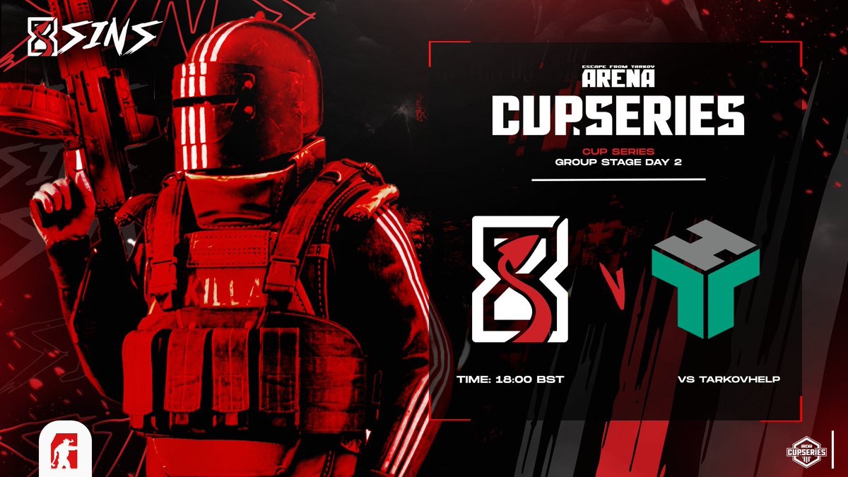 WE ARE NOT FINISHED YET! Onto our 2nd group stage game, let’s see if they’ve got enough tips to survive what’s coming.

⚔️ | @TarkovArena Cup Series III
🆚 | #TarkovHelp
⏰ | 🇬🇧 18:00 / 🇪🇺 19:00
📺 | twitch .tv/huntpremier