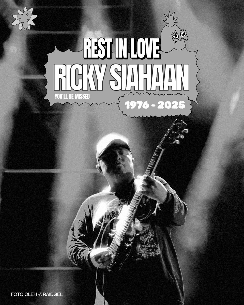 3 tahun dan selalu ada di salah satu panggung kami, selamat jalan, legend <a href="/RickySiahaan/">ricky siahaan</a> 🥀