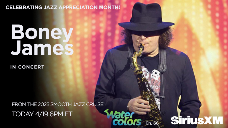 It's a whole vibe! <a href="/SIRIUSXM/">SiriusXM</a> <a href="/Watercolorsjazz/">SiriusXMWatercolors</a> is celebrating Jazz Appreciation Month with daily live concerts at 6pmET through the end of April recorded aboard <a href="/SmoothJazzAtSea/">Smooth Jazz Cruise</a> 2025. Today, the soulful <a href="/boneyjames/">Boney James</a> takes the stage and YES, he plays "Sweet Thing"!!