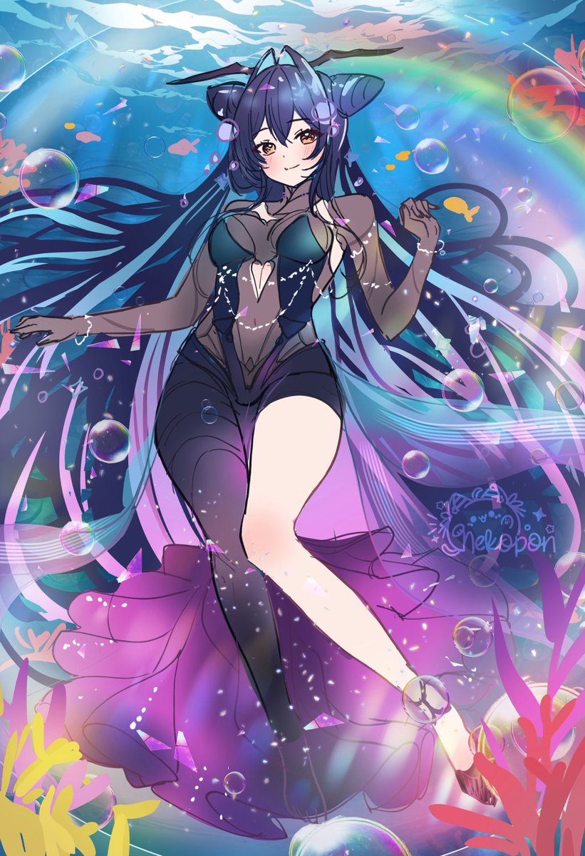 missnekopon's tweet image. 💙Completely in love with this skin already ~ 🫧Abyss Flower Siren🌸
#NIKKEfanart #NIKKECREATOR #リトルマーメイド #アビスフラワー #NIKKE #ニケ #メガニケ #NIKKEAnniversary #NIKKE2周年半生放送 #祝NIKKE2周年半生放送 #NIKKEmermaid #ニケマーメイド #NIKKELivestream rkgk wip