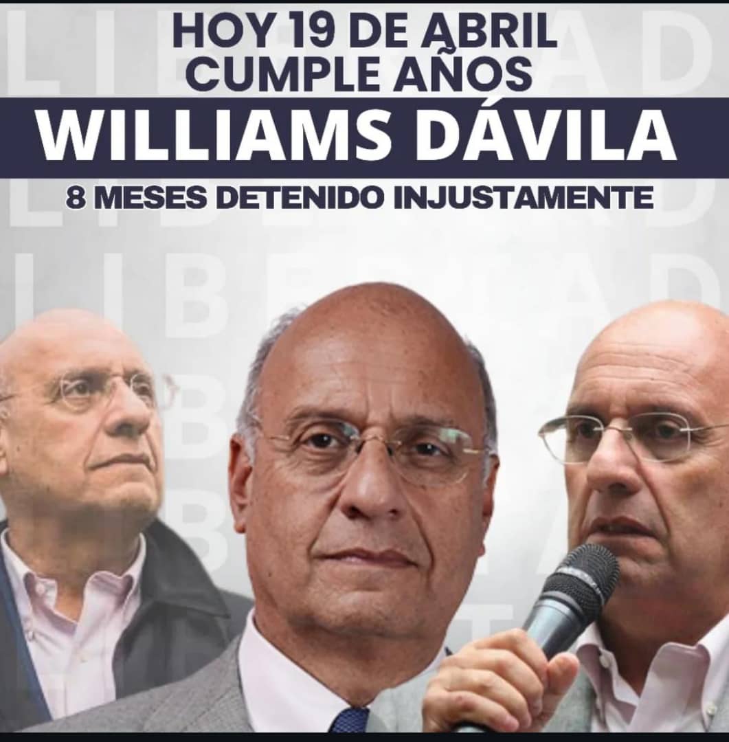 Liberen a todos los presos políticos , sin derechos a la defensa, sin juicio solo por pensar diferente.