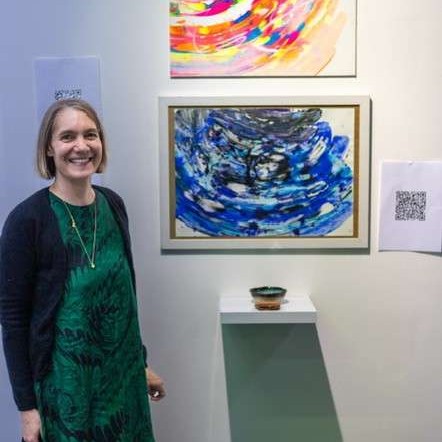 “There’s something about art therapy that meant I could just chat.”

Emily shared a number of art works in an exhibition in Lambeth at the end of 2024. The paintings and ceramics were all produced or inspired by art therapy sessions with St Christopher’s.

bit.ly/42A9N50