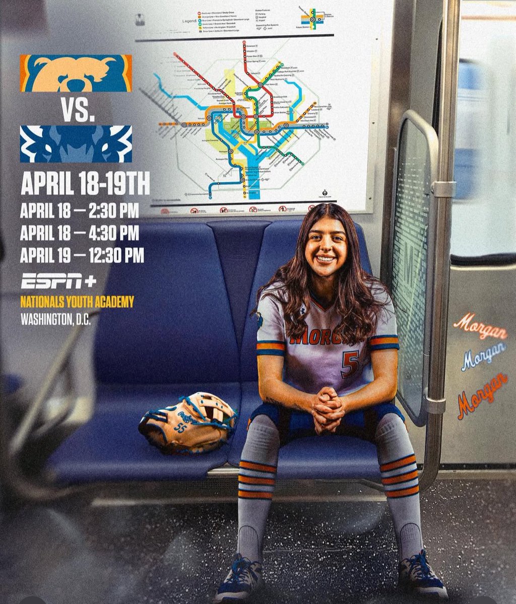 AmberRivas_55's tweet photo. It’s an ESPN+ kind of day … 🥎#MorganStateSoftball #ESPN 💙🐻🧡 https://t.co/Hhb3WXsQN6