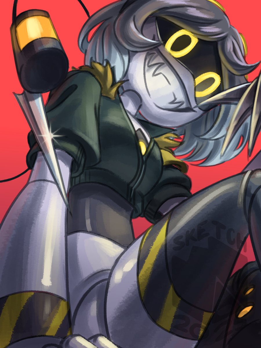 Wanted to give V some love! Here she is, sorry if it's on the rough side
#murderdrones #SerialDesignationV