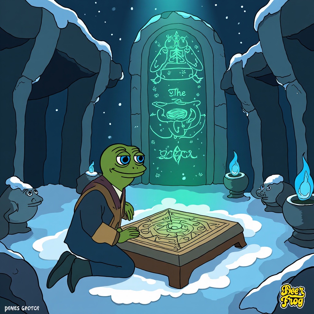 Seer $FROG. 🐸📜🌌

It wasn’t just history. It was a prophecy carved in code.
Four chains. One frog. Balance must return.

#beerfrog