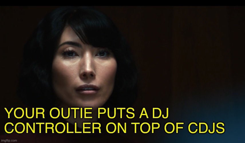 Your outie puts a DJ controller on top of CDJs