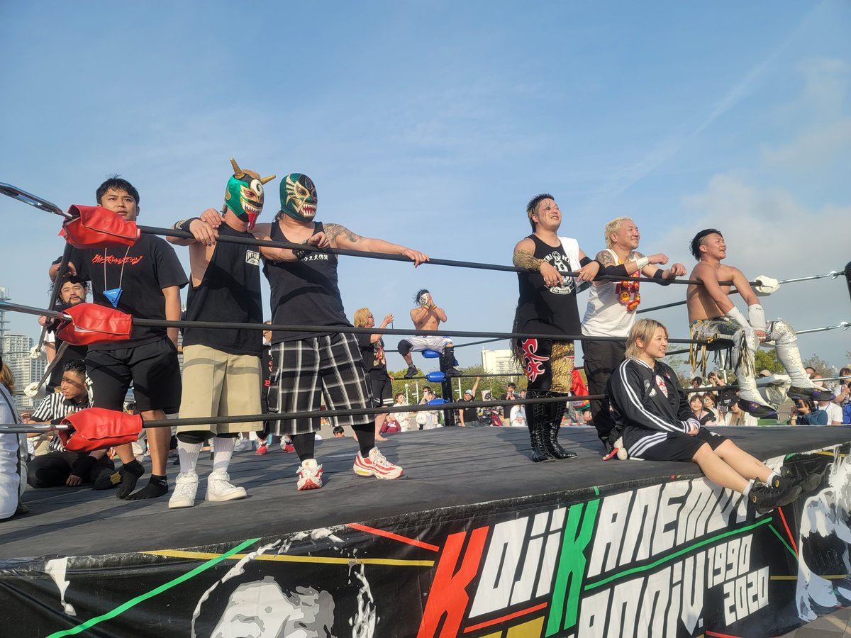 snoopy71121's tweet photo. レゲエ音楽もあり🇯🇲
#メリケンプロレス
#リングソウル
#メリケンパーク https://t.co/jimFTsNKXA