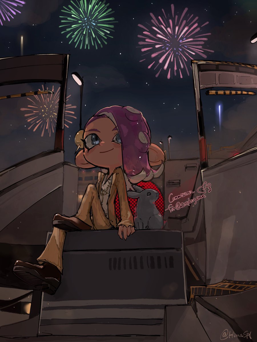 sketch commission for @/coqdorysme 🎆