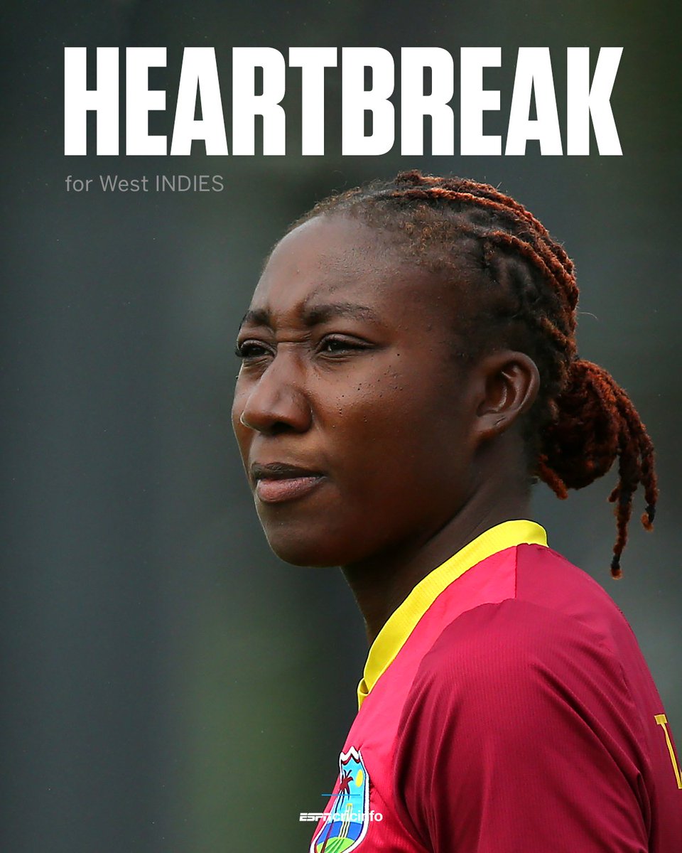 West Indies chase 168 in 10.5 overs but MISS OUT to Bangaldesh on World Cup qualification 💔 

NRR difference between them = 0.013 😳