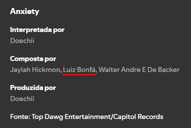 prodDxny's tweet photo. Essa música da doechii é pica mas fico mais feliz ainda que o Luiz bonfá foi creditado no spotify https://t.co/jOW9cJGrd0