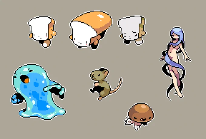 2017年ごろのドット絵も出てきた 