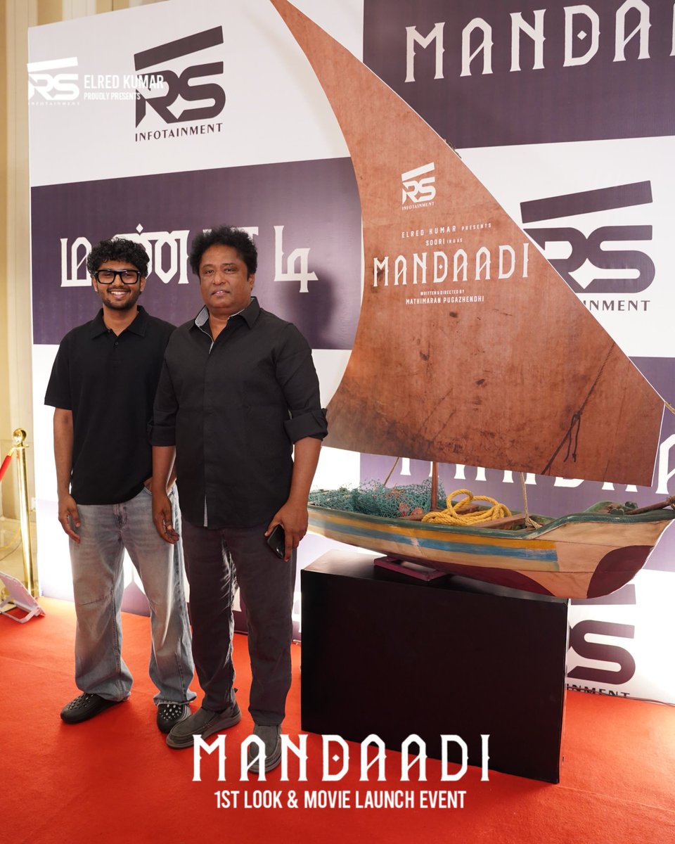 RS Infotainment (@rsinfotainment) on Twitter photo The producer of ship <a href="/elredkumar/">Red</a> is here β΅ππ₯
#Mandaadi
#MandaadiFirstLook
#MandaadiMovieLaunchEvent
<a href="/sooriofficial/">Actor Soori</a> <a href="/ActorSuhas/">Suhas πΈ</a> <a href="/elredkumar/">Red</a> <a href="/rsinfotainment/">RS Infotainment</a> #VetriMaaran <a href="/MathiMaaran/">Mathimaran Pugazhendhi</a> <a href="/gvprakash/">G.V.Prakash Kumar</a> <a href="/Mahima_Nambiar/">Mahima Nambiar</a> #Achyuthkumar <a href="/RavindraVijay1/">Ravindra Vijay</a> <a href="/sachananamidass/">sachananamidass</a> #sathyaraj The producer of ship <a href="/elredkumar/">Red</a> is here β΅ππ₯
#Mandaadi
#MandaadiFirstLook
#MandaadiMovieLaunchEvent
<a href="/sooriofficial/">Actor Soori</a> <a href="/ActorSuhas/">Suhas πΈ</a> <a href="/elredkumar/">Red</a> <a href="/rsinfotainment/">RS Infotainment</a> #VetriMaaran <a href="/MathiMaaran/">Mathimaran Pugazhendhi</a> <a href="/gvprakash/">G.V.Prakash Kumar</a> <a href="/Mahima_Nambiar/">Mahima Nambiar</a> #Achyuthkumar <a href="/RavindraVijay1/">Ravindra Vijay</a> <a href="/sachananamidass/">sachananamidass</a> #sathyaraj