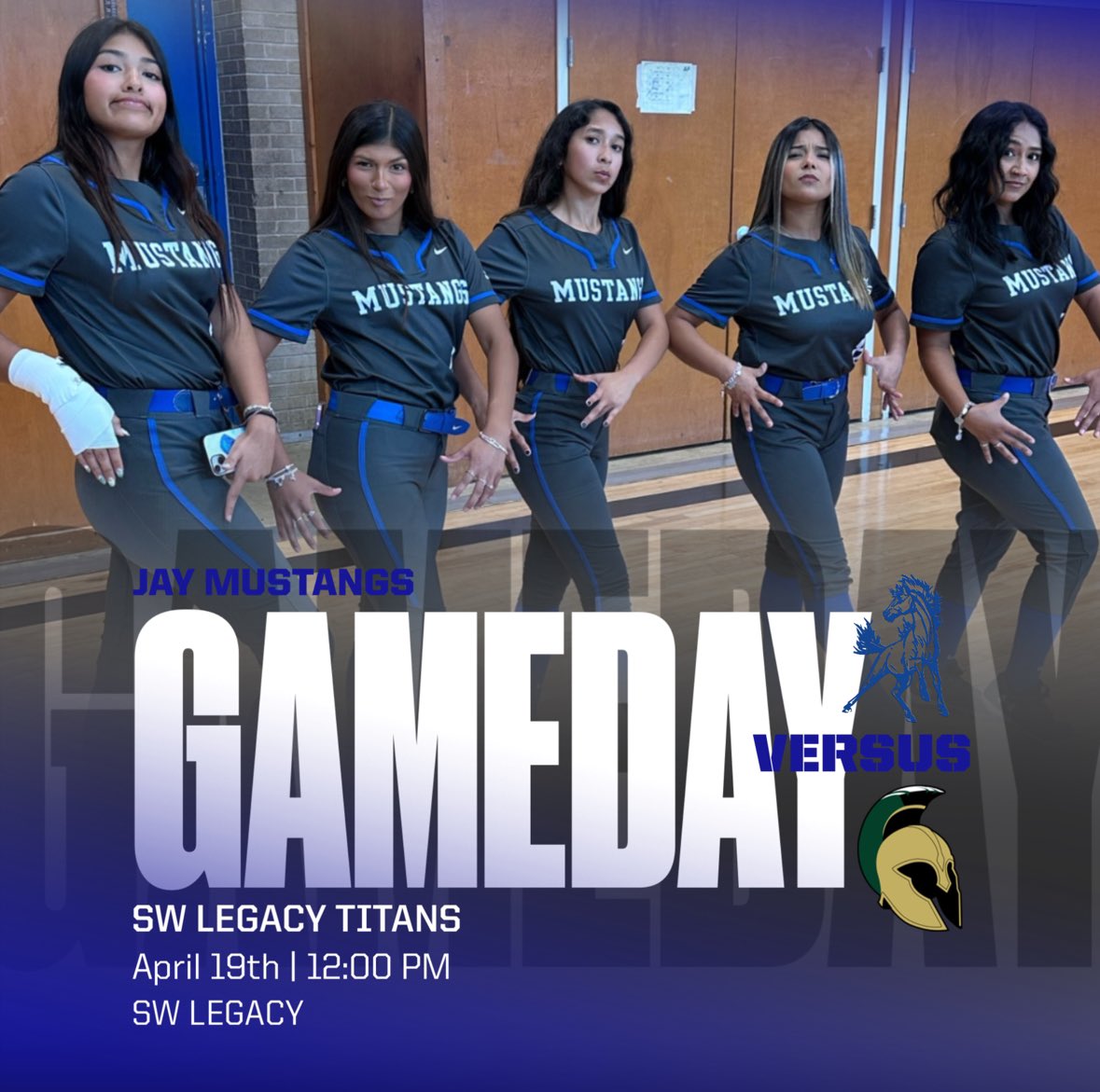 It’s GAMEDAY!!!

Last game of the season! Come out and cheer on your Mustangs as we travel to SW Leagcy!