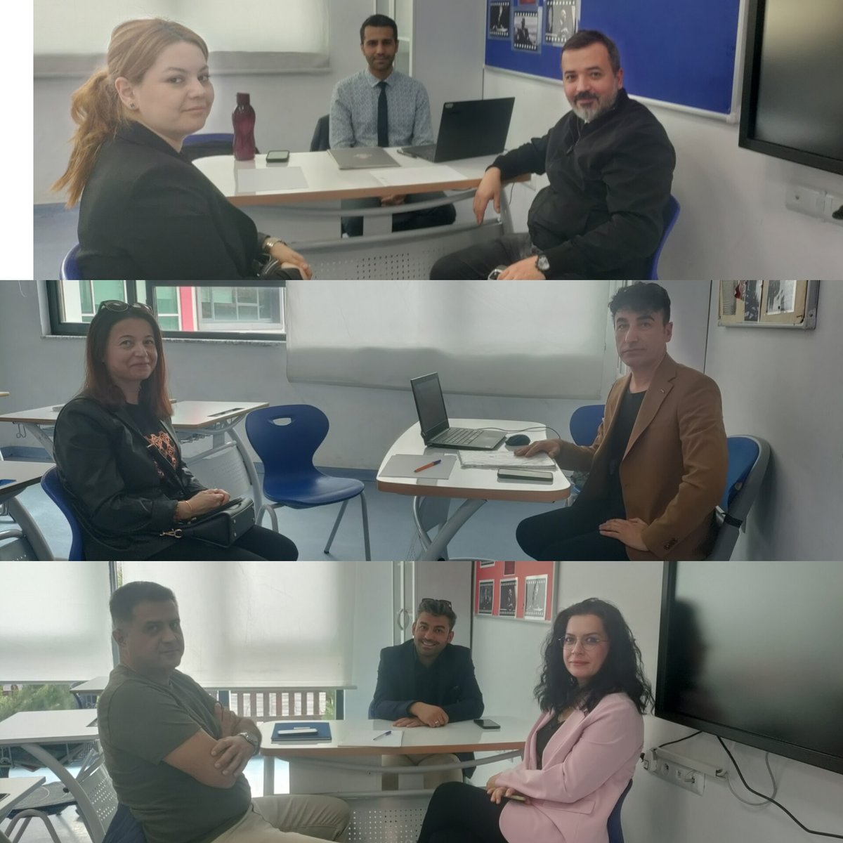 BahcesehirSivas's tweet photo. Ortaokul 7. ve 8.sınıflarımızın 2. Dönem bireysel  veli toplantısı, velilerimizin yoğun katılımıyla gerçekleşti.
Katılım gösteren tüm velilerimize teşekkür ederiz.
#bahcesehirkoleji
#sirasende https://t.co/6oLL85Ka5c