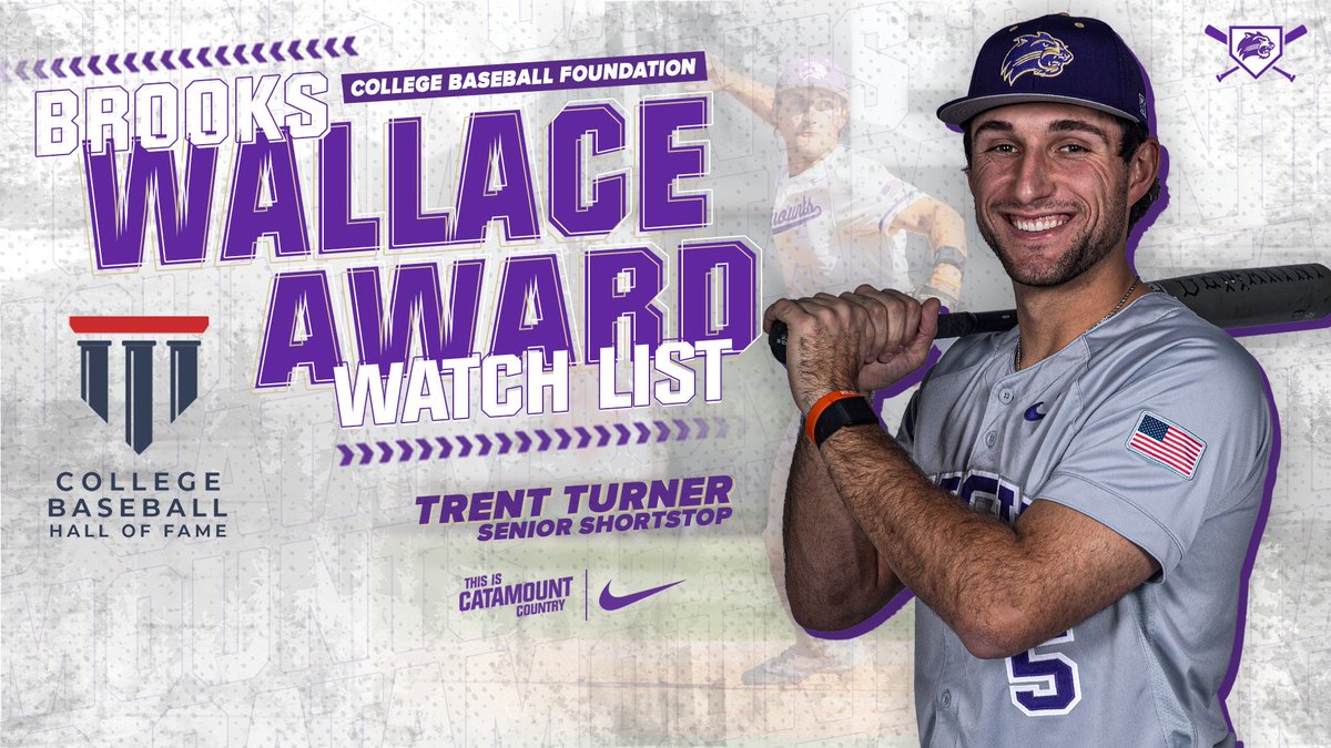 Western Carolina Baseball (@catamountbsb) on Twitter photo .<a href="/Catamounts/">Western Carolina Athletics</a> senior shortstop Trent Turner was named to the 2025 Brooks Wallace Award watch list by the College Baseball Hall of Fame. The Wallace Award goes to the nation's top collegiate shortstop.
READ MORE: tinyurl.com/3jbjptew
#CatamountCountry | #DiamondCats .<a href="/Catamounts/">Western Carolina Athletics</a> senior shortstop Trent Turner was named to the 2025 Brooks Wallace Award watch list by the College Baseball Hall of Fame. The Wallace Award goes to the nation's top collegiate shortstop.
READ MORE: tinyurl.com/3jbjptew
#CatamountCountry | #DiamondCats