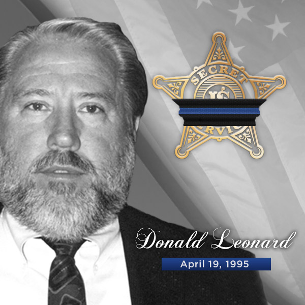 SecretService's tweet image. Today we remember Special Agent Donald R. Leonard, who lost his life in the Oklahoma City bombing April 19, 1995.