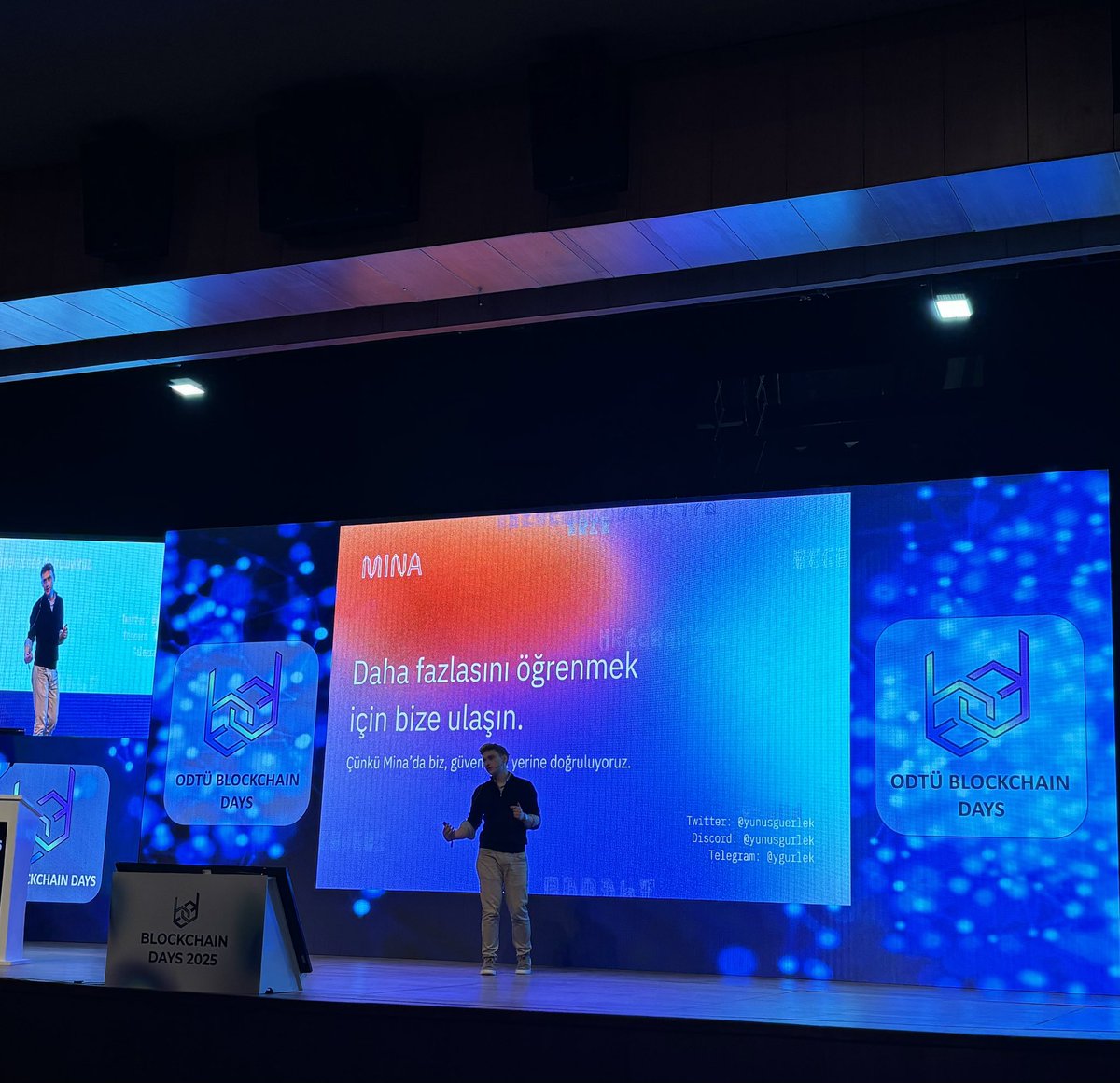 Yunus | node101 (@yunusguerlek) on Twitter photo A new day, a new event… Thank you <a href="/odtublockchain/">ODTÜ Blockchain</a> for hosting <a href="/MinaProtocol/">Mina Protocol (httpz) 🪶</a> in Ankara 🥹
Please reach out for any questions about ZK, modularism, and how can we build the new internet together! A new day, a new event… Thank you <a href="/odtublockchain/">ODTÜ Blockchain</a> for hosting <a href="/MinaProtocol/">Mina Protocol (httpz) 🪶</a> in Ankara 🥹
Please reach out for any questions about ZK, modularism, and how can we build the new internet together!