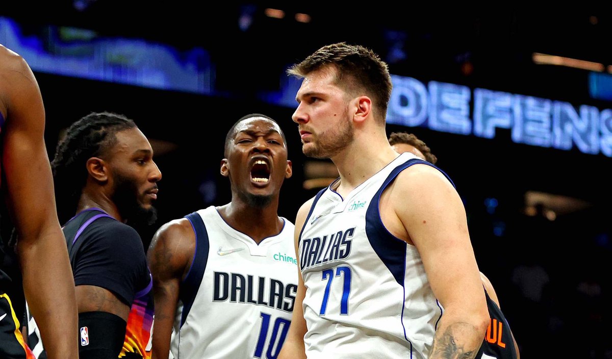 MavsFilmRoom's tweet photo. Luka begins his 5th career playoff run today 

He enters these playoffs as the 2nd leading scorer in NBA Playoffs history behind Michael Jordan (on a points per game basis) https://t.co/bGlSZ1bmUZ