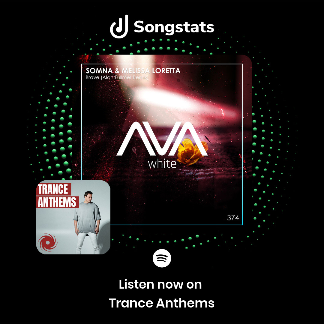 Songstats (@songstatsapp) on Twitter photo <a href="/AFullmerMusic/">Alan Fullmer Music</a> Woohoo!! "Brave - Alan Fullmer Remix" was added to 'Trance Anthems' with over 25.9K Followers on Spotify! <a href="/AFullmerMusic/">Alan Fullmer Music</a> Woohoo!! "Brave - Alan Fullmer Remix" was added to 'Trance Anthems' with over 25.9K Followers on Spotify!