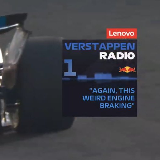 f1speed_indo's tweet image. Max Verstappen keluhkan engine braking yang kurang optimal.