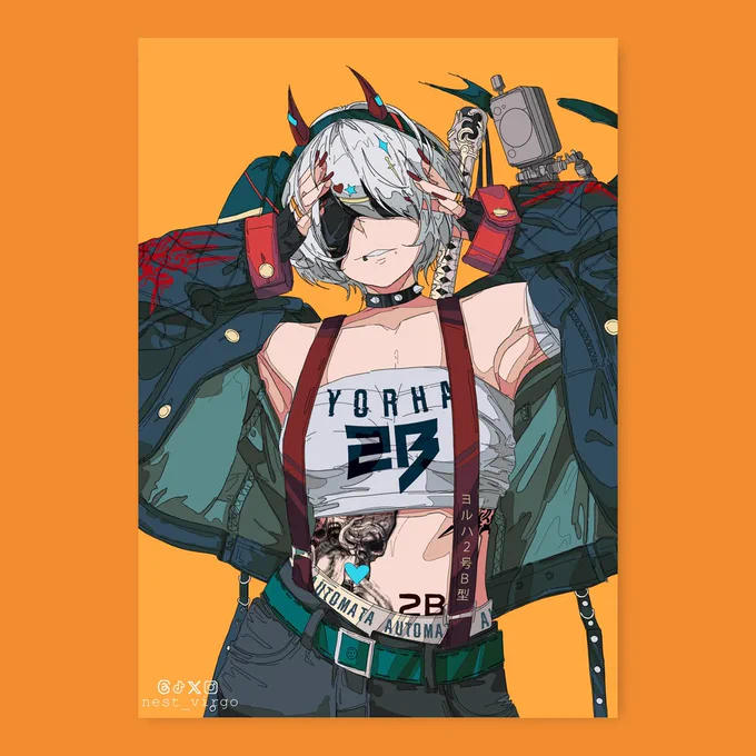 Nier prints are available in my Etsy store! Link available in my bio