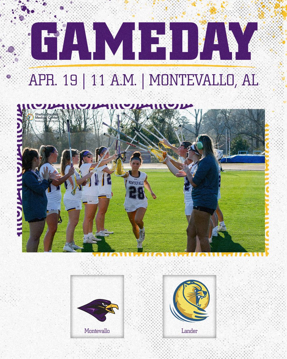 SENIOR DAY ON THE BRICKS 🧱

🆚 No. 22 Lander
⏰ 11 a.m.
📍 Montevallo, Ala.
📺 tinyurl.com/2yvx4ow3
📊 tinyurl.com/29d7dzmm
📰 tinyurl.com/29jevgzk

#TogetherWeRise