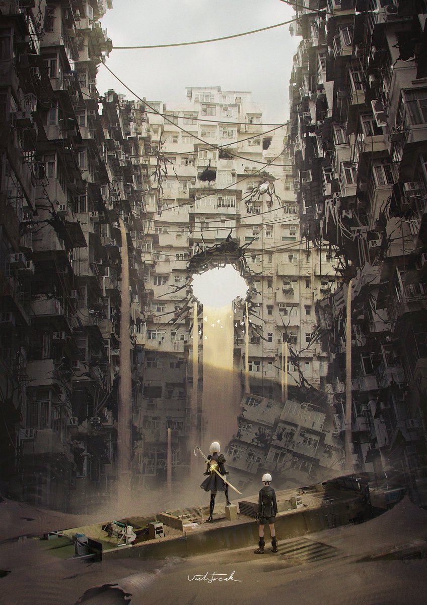 Victifreak's tweet photo. Happy 15th anniversary to my favourite game series!!
#Nier #ニーア #NieRシリーズ15th https://t.co/5zP29F1hzU