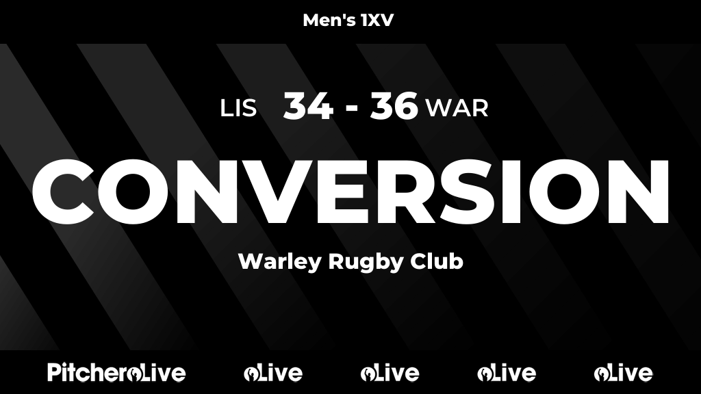 64': Conversion for Warley Rugby Club
#LISWAR #Pitchero
pitchero.com/clubs/lismore/…