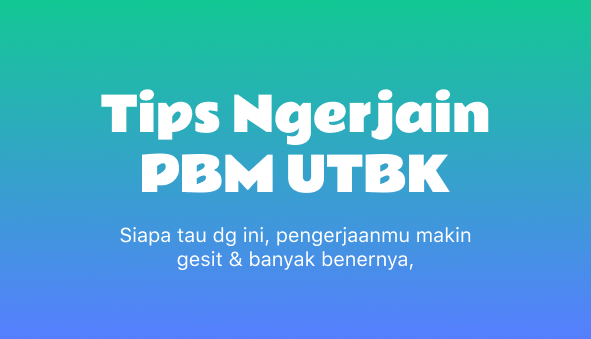 💚Kali ini tips mengerjakan soal PBM utbk biar banyak benernya + cepet (nyisa2 waktu)

 ⇒ konjungsi, kata baku, huruf kapital, dsb.

(a thread)