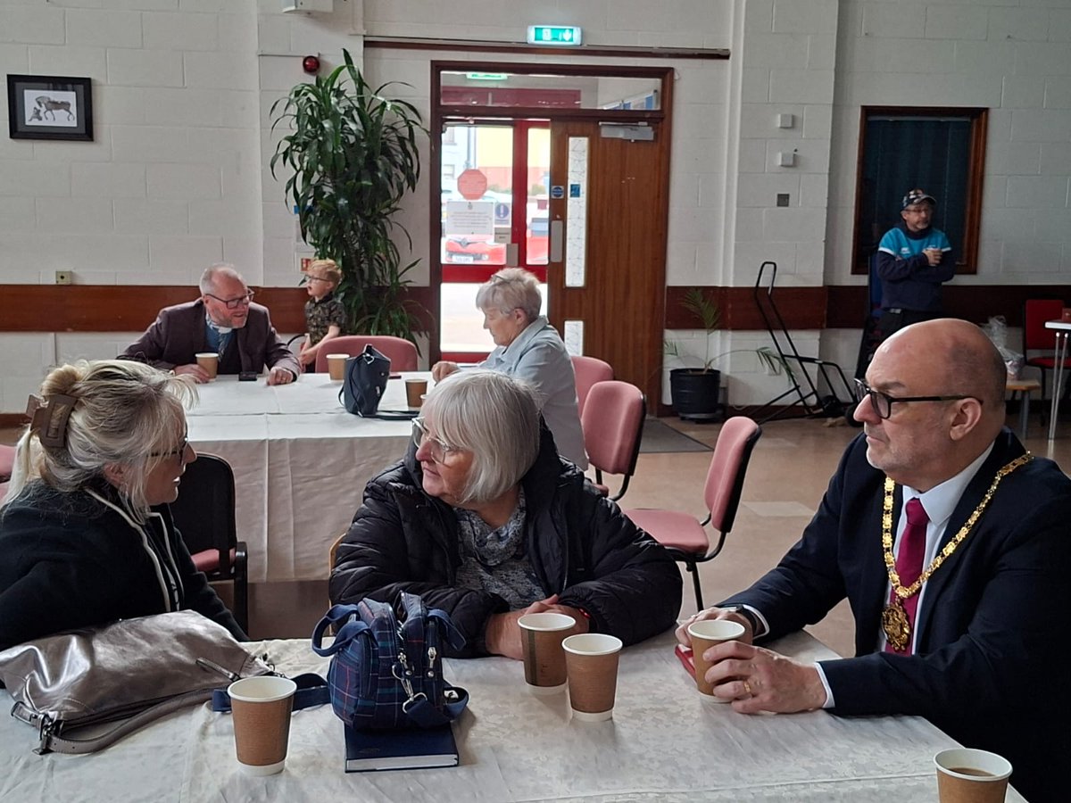 A great morning at the Mayor of Featherstone's Coffee Morning supporting his chosen charity Sands (stillborn and neonatal death).