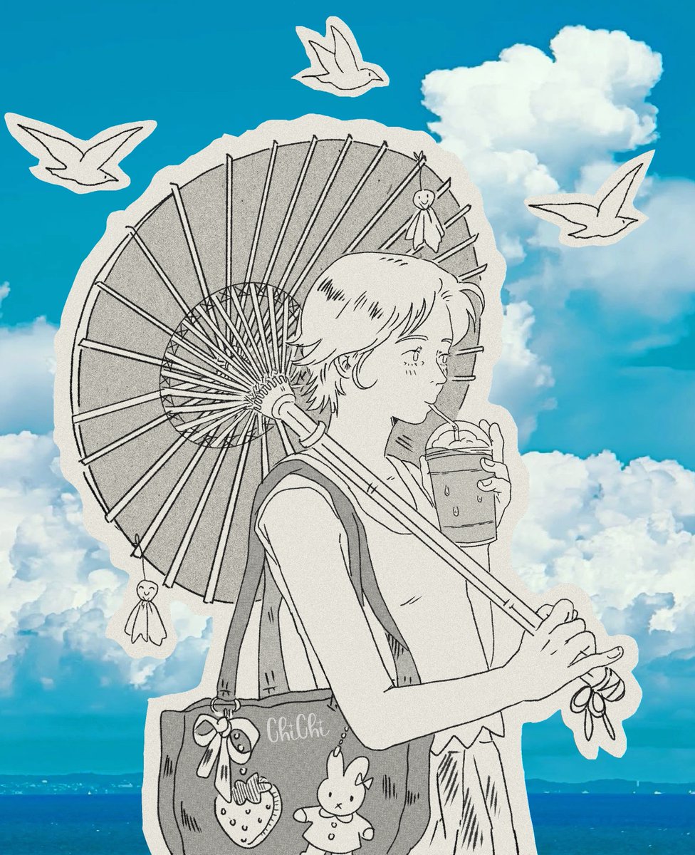 Chichitea11's tweet image. 💙✨

#collageart